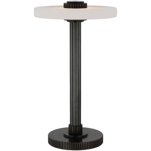 Visual Comfort Aran 8.75 inch 2.00 watt Bronze and Alabaster Rechargeable Accent Lamp Portable Light
