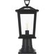 Berks 1 Light 16.5 inch Black Outdoor Post Light