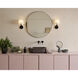 Millie 1 Light 7.28 inch Matte Black Bathroom Wall Light