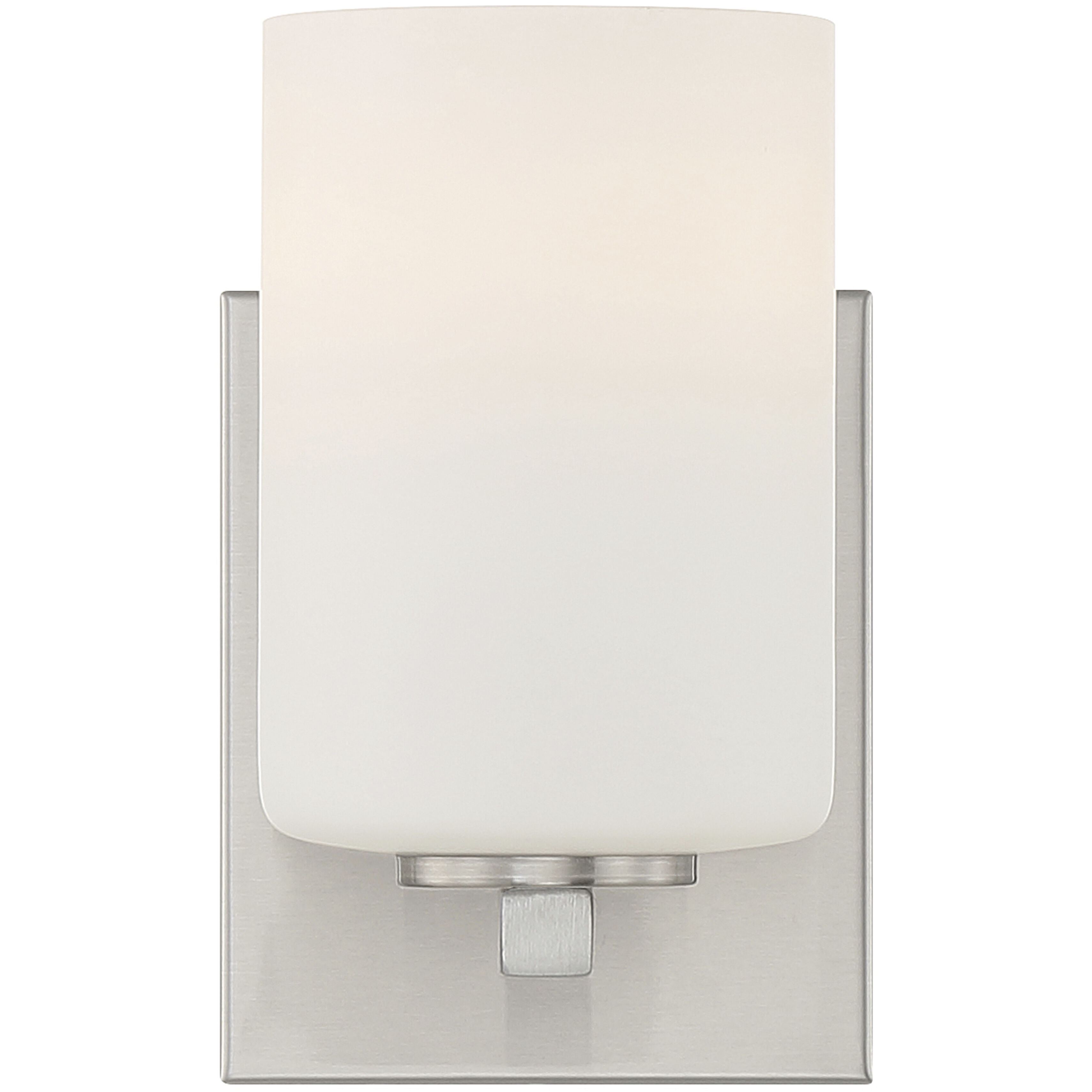 Sienna 4.5 inch Brushed Steel Bath Vanity Light Wall Light