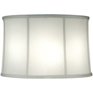 Ellie Off White 16 inch Lampshade, Drum