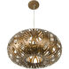 Masquerade 4 Light 18 inch Hammered Ore Pendant Ceiling Light