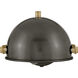 Spence 1 Light 7.25 inch Black Oxide with Heritage Brass Interior Wall Mount Wall Light