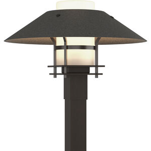 Henry 1 Light 15.8 inch Coastal Oil Rubbed Bronze and Coastal Natural Iron Outdoor Post Light in Coastal Oil Rubbed Bronze/Coastal Natural Iron, Opal