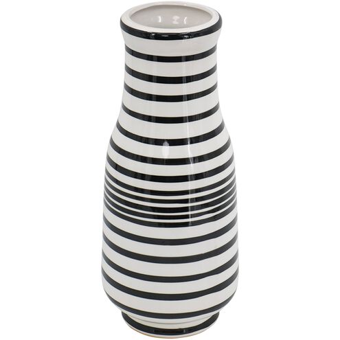 Striped 18 X 7 inch Vase