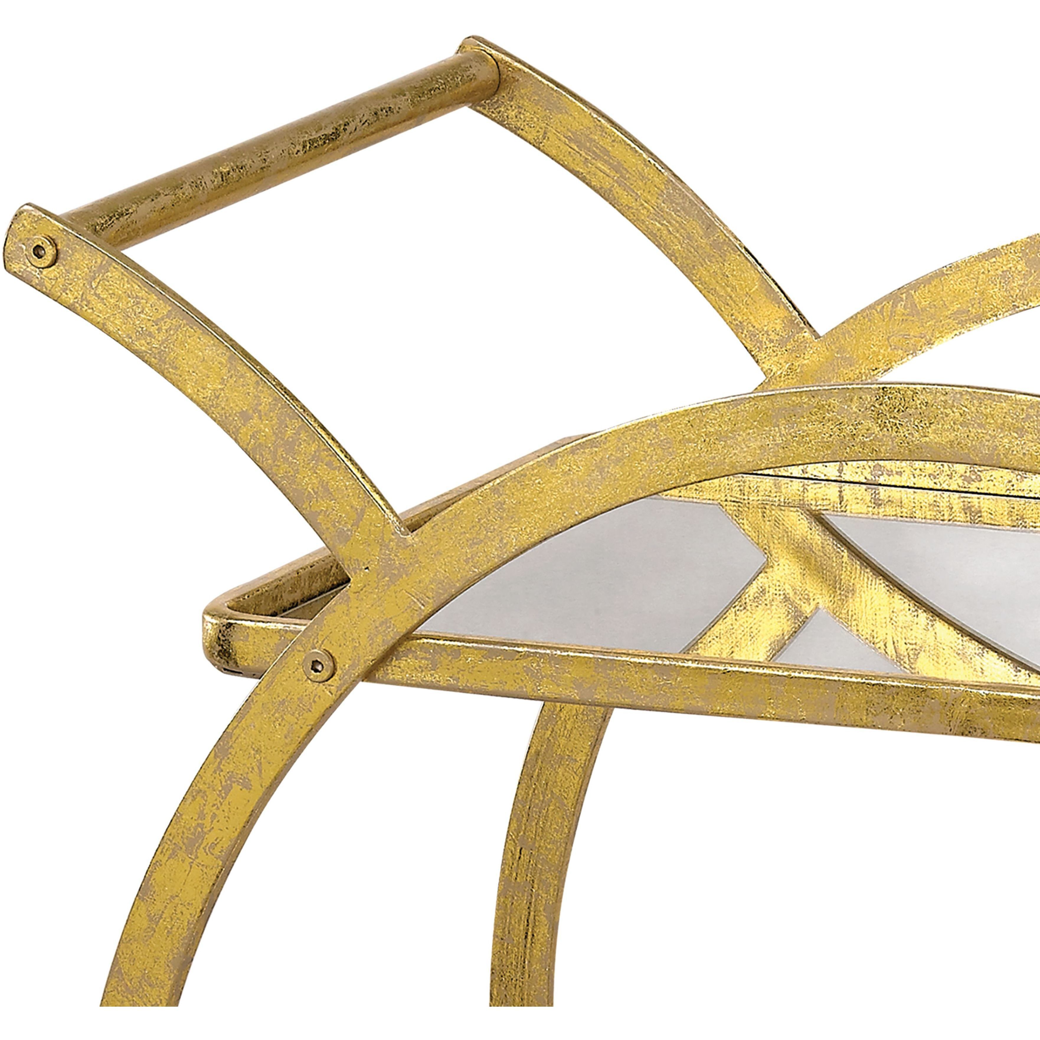 Ring Gold with Antique Mercury Bar Cart