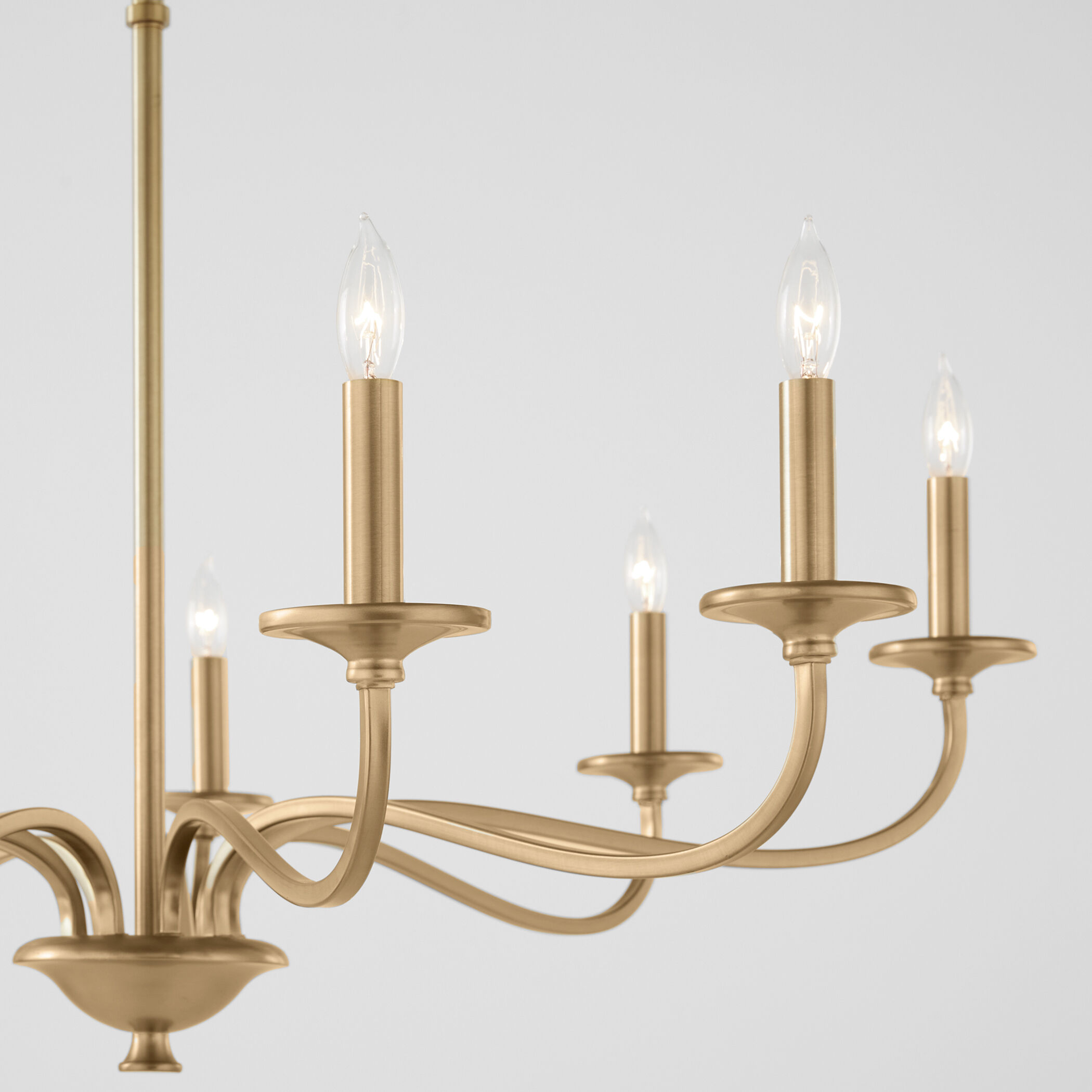 Maryse 9 Light 37 inch Aged Brass Chandelier Ceiling Light