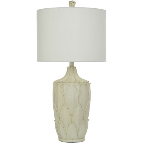 Cameron 31.75 inch 100.00 watt Antique Ivory Table Lamp Portable Light