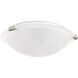 Oasis 2 Light 12 inch Brushed Nickel Semi-Flush Mount Ceiling Light