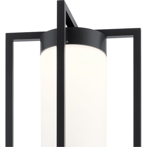 Drega LED 24 inch Black Outdoor Post Lantern