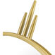 Propaganda 41 X 30 inch Gold Wall Mirror
