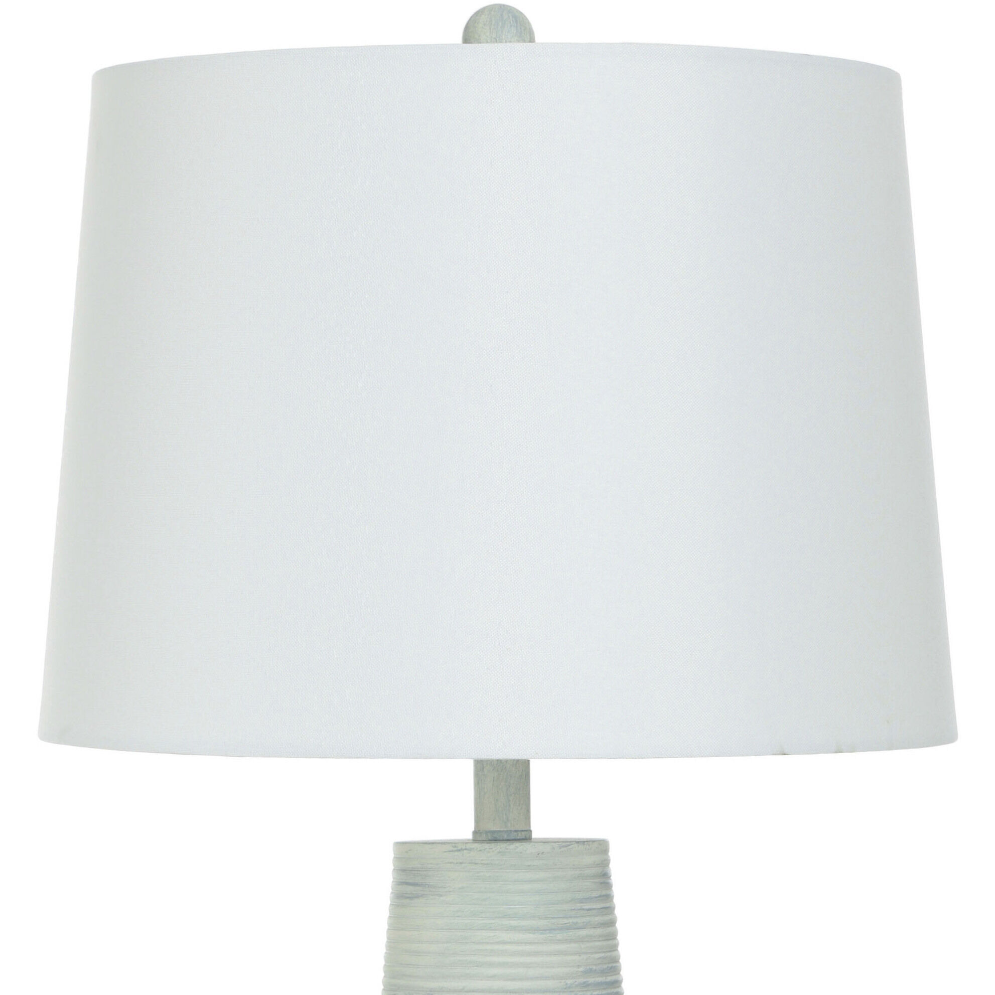 Conical 31.5 inch 150.00 watt Light Blue Washed Table Lamp Portable Light