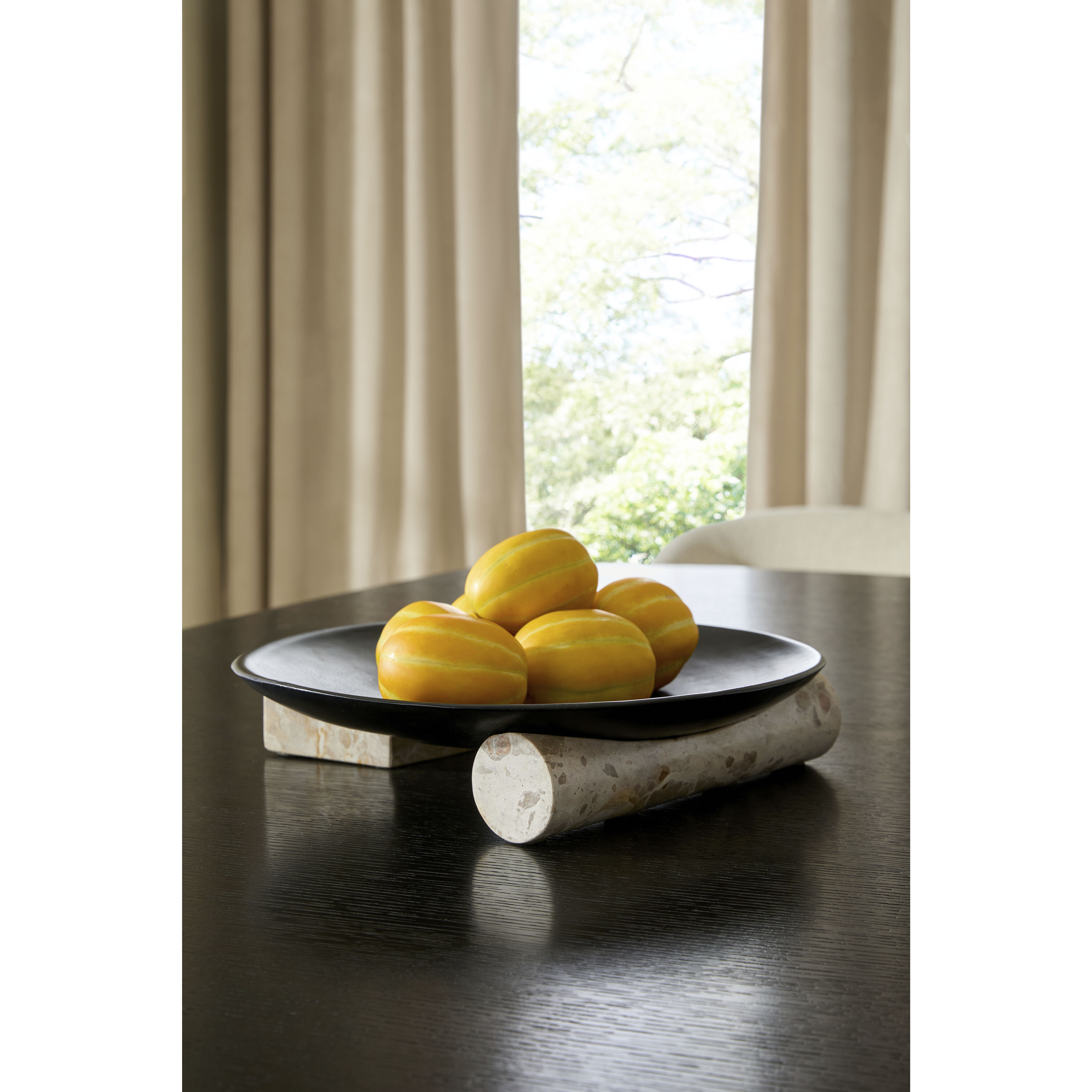 Luxa Blackened Iron and Capri Centerpiece