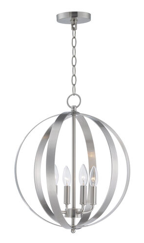 Provident 4 Light 16 inch Satin Nickel Single Pendant Ceiling Light