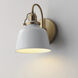 Hollis 1 Light 6.75 inch Natural Aged Brass Wall Sconce Wall Light