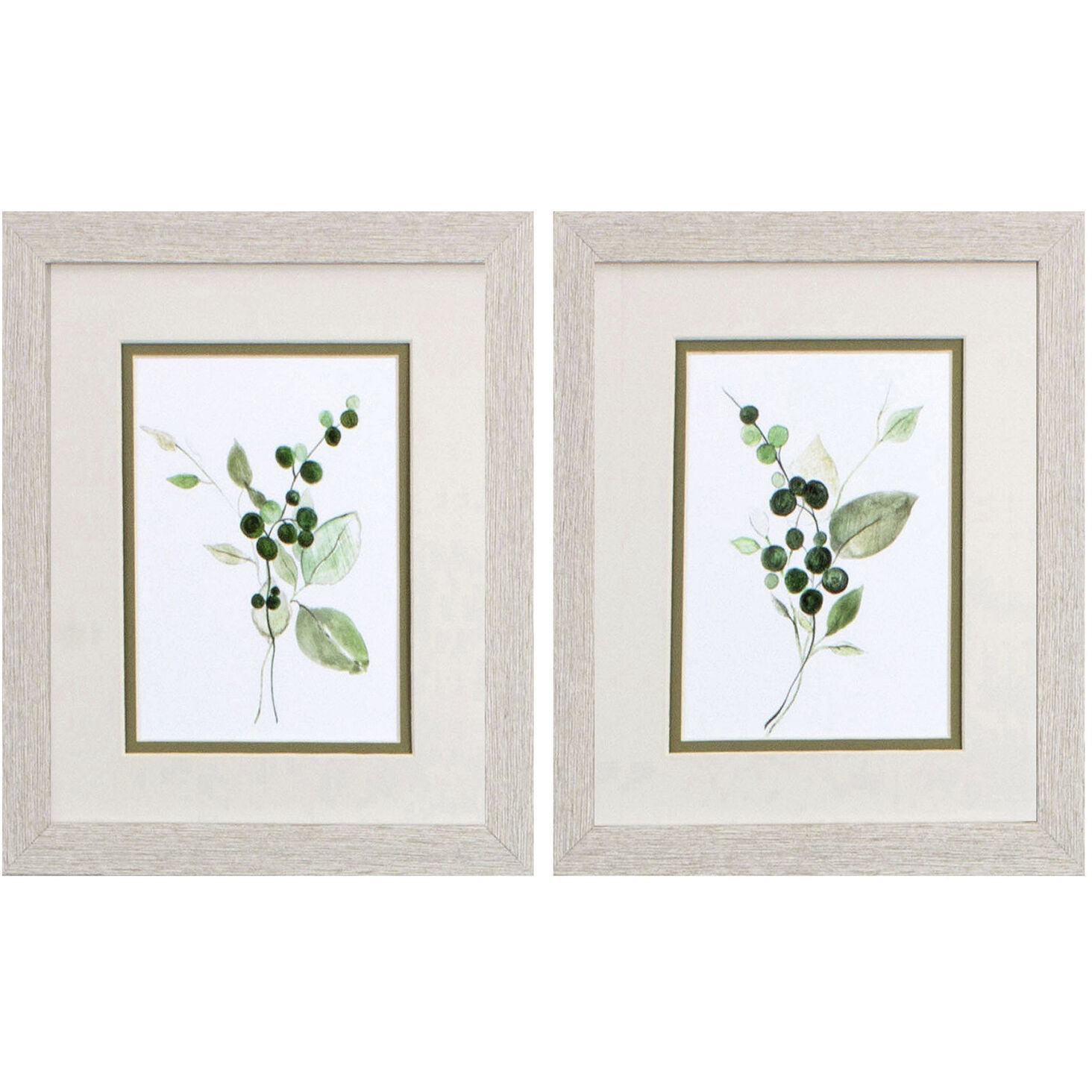 Florals Green Framed Art, Propac