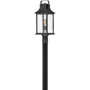 Grant LED 24 inch Textured Black Outdoor Post Mount Lantern