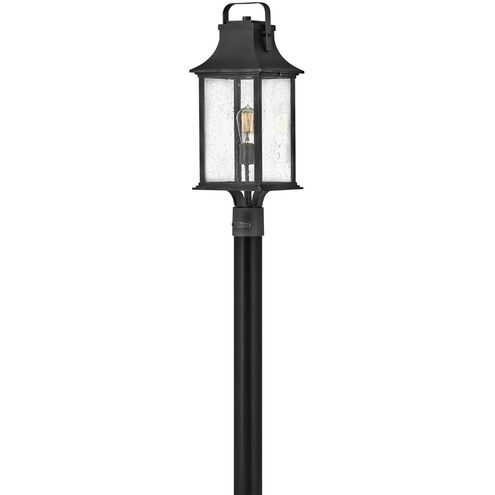 Grant 1 Light 23.75 inch Textured Black Outdoor Post Mount Lantern