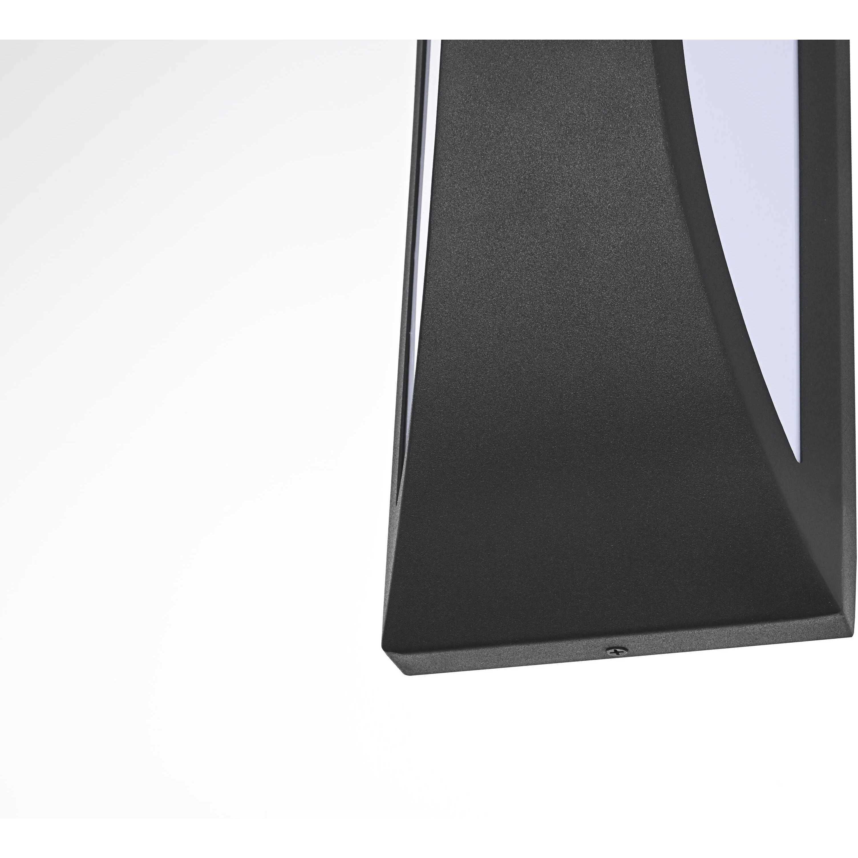 Zayn 1 Light 14 inch Black Outdoor Wall Sconce