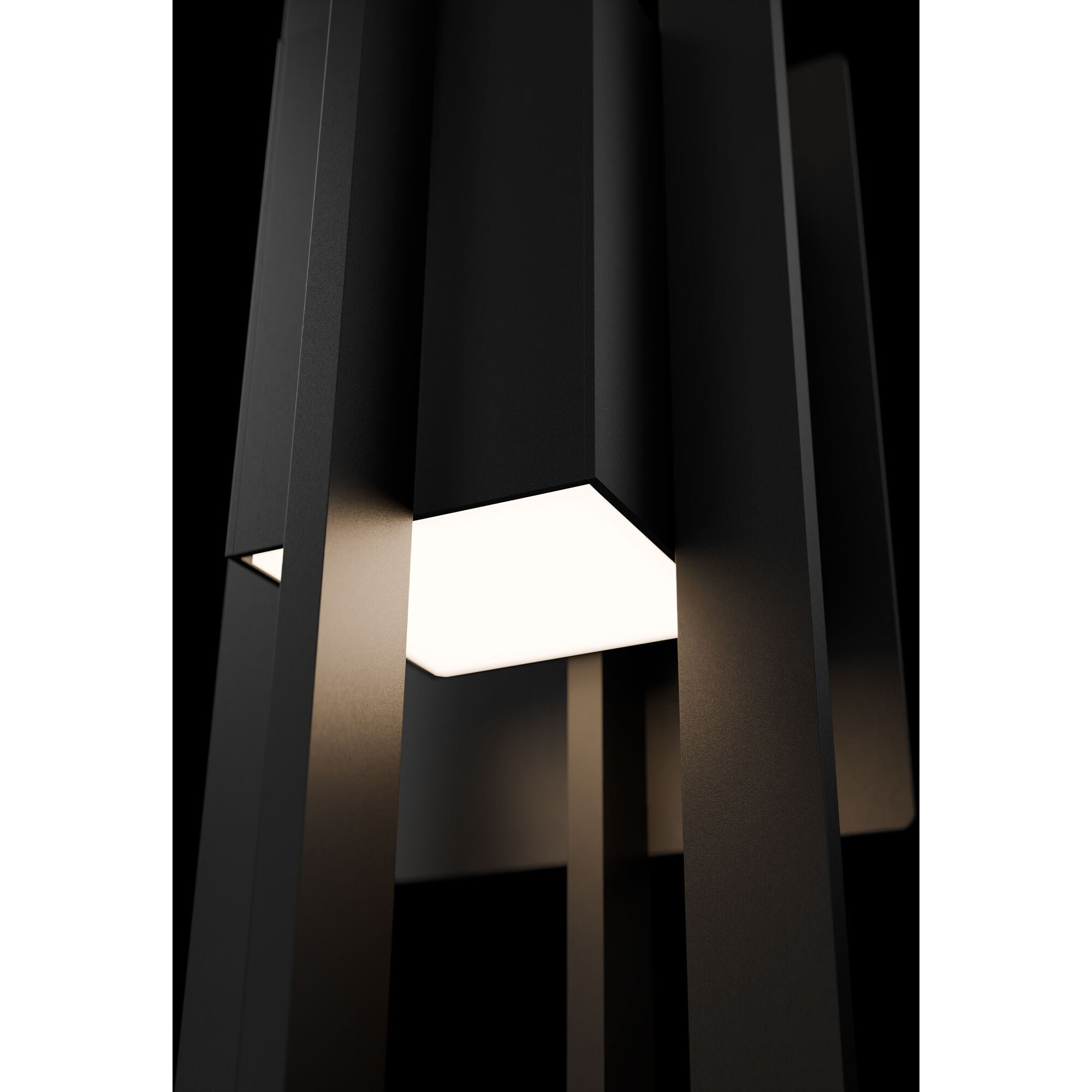 Gander LED 20 inch Black Outdoor Wall Lighting in 4000K