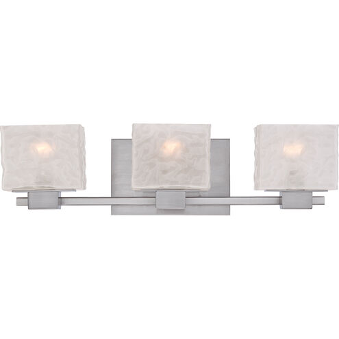 Melody 3 Light 24 inch Brushed Nickel Bath Light Wall Light