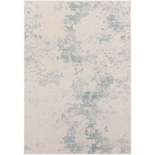 Veranda 108 X 79 inch Dark Blue/Taupe/Ivory Rugs in 7 x 9, Rectangle