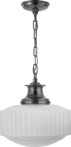 Visual Comfort Thomas O'Brien Milton Road 1 Light 14 inch Hand-Rubbed Antique Brass Convertible Flush Mount Ceiling Light TOB5150HAB-WG - Open Box
