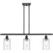 Ballston Candor LED 36 inch Matte Black Island Light Ceiling Light, Ballston