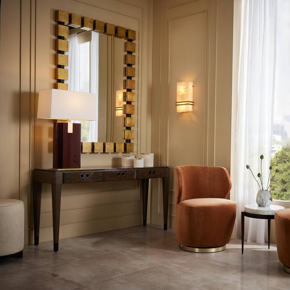 Ronan 2 Light 8 inch White and Antique Brass ADA Sconce Wall Light