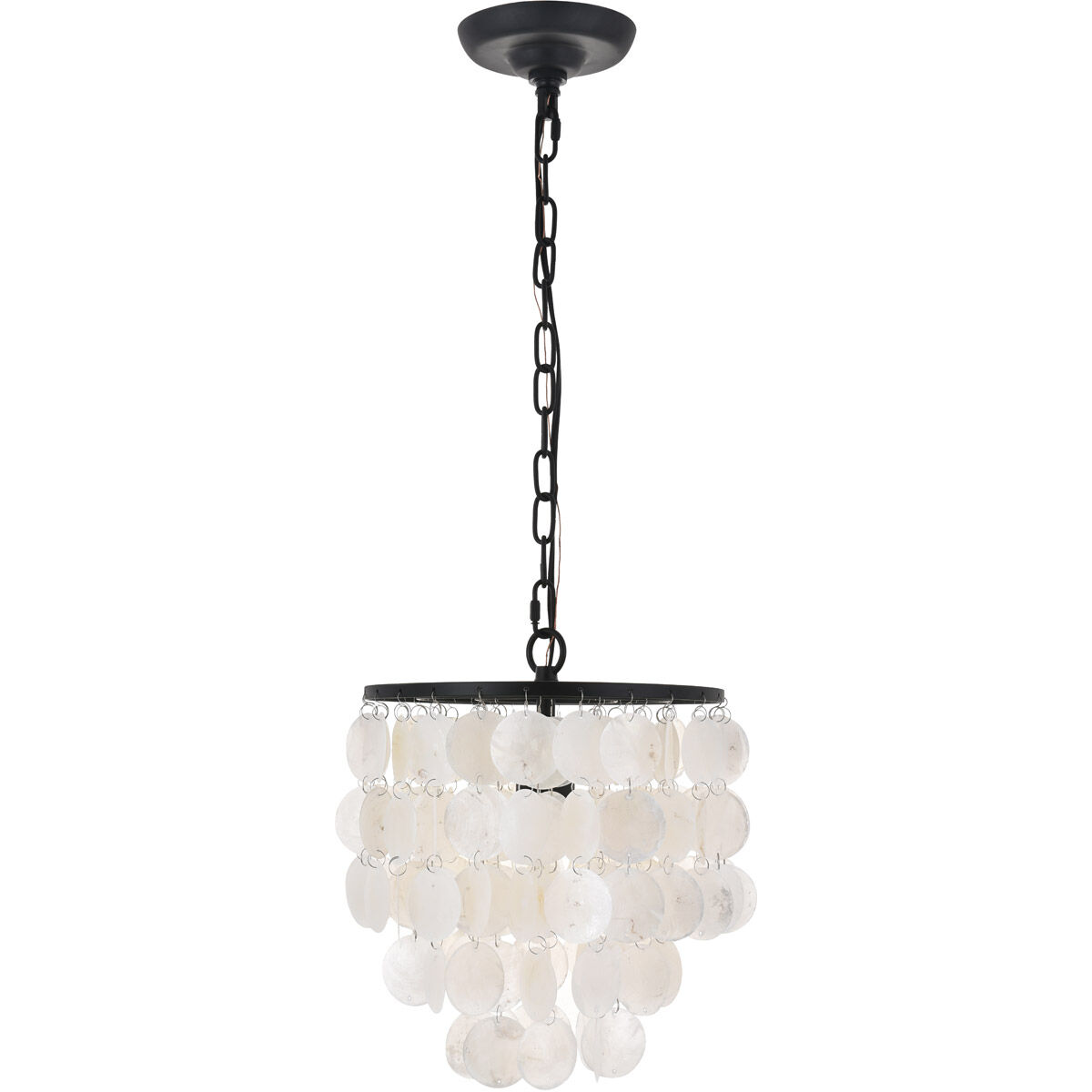 Selene 1 Light 10 inch Black Pendant Ceiling Light