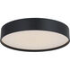 Snare LED 14 inch Matte Black Flush Mount Ceiling Light
