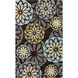 Cosmopolitan 156 X 108 inch Moss, Pale Blue, Dark Brown, Medium Gray, Olive Rug