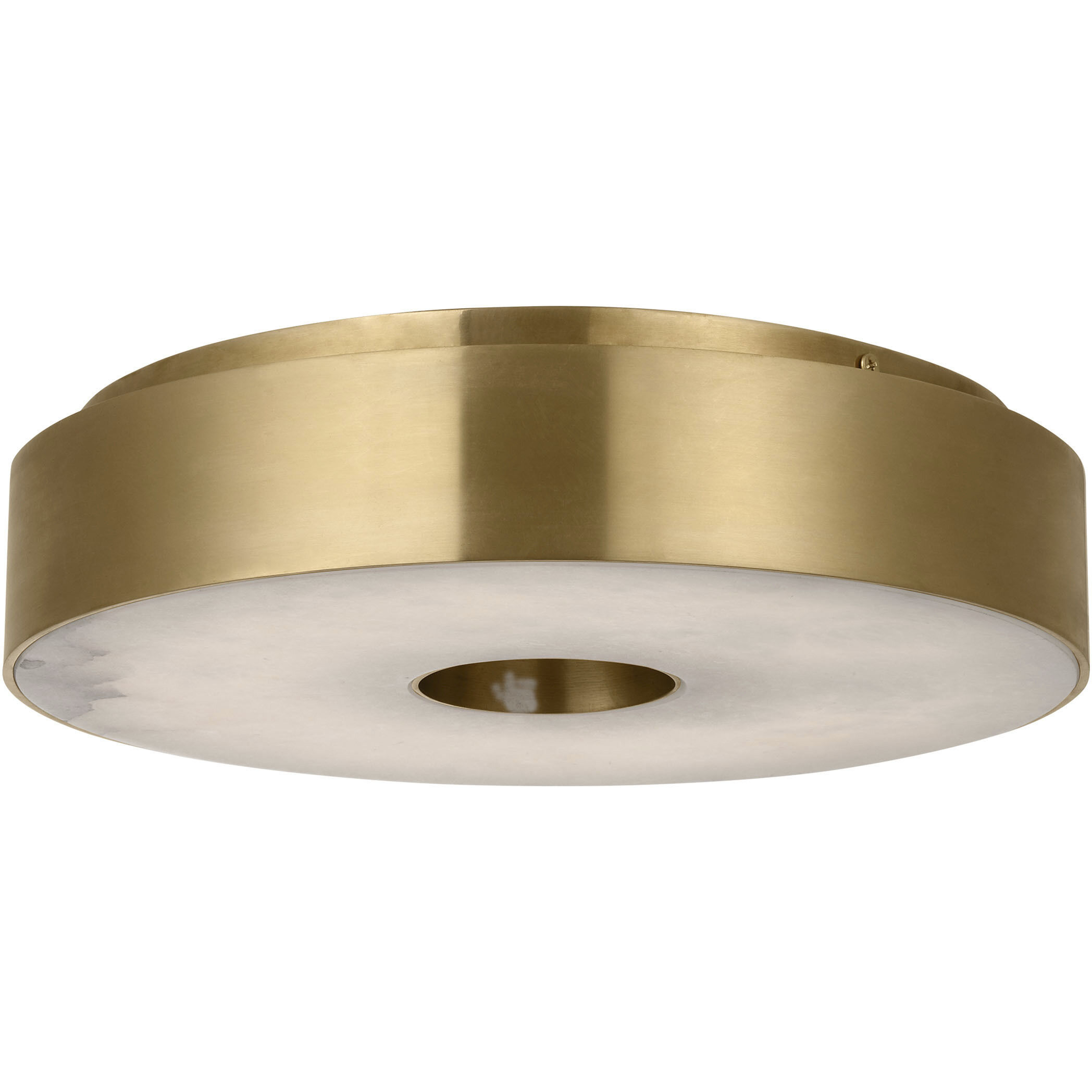 Kelly by Kelly Wearstler Wyllis LED 12 inch Hand Rubbed Antique Brass Flush Mount Ceiling Light