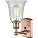 Ballston Hanover 1 Light 6.25 inch Antique Copper Sconce Wall Light in Fishnet Glass, Ballston