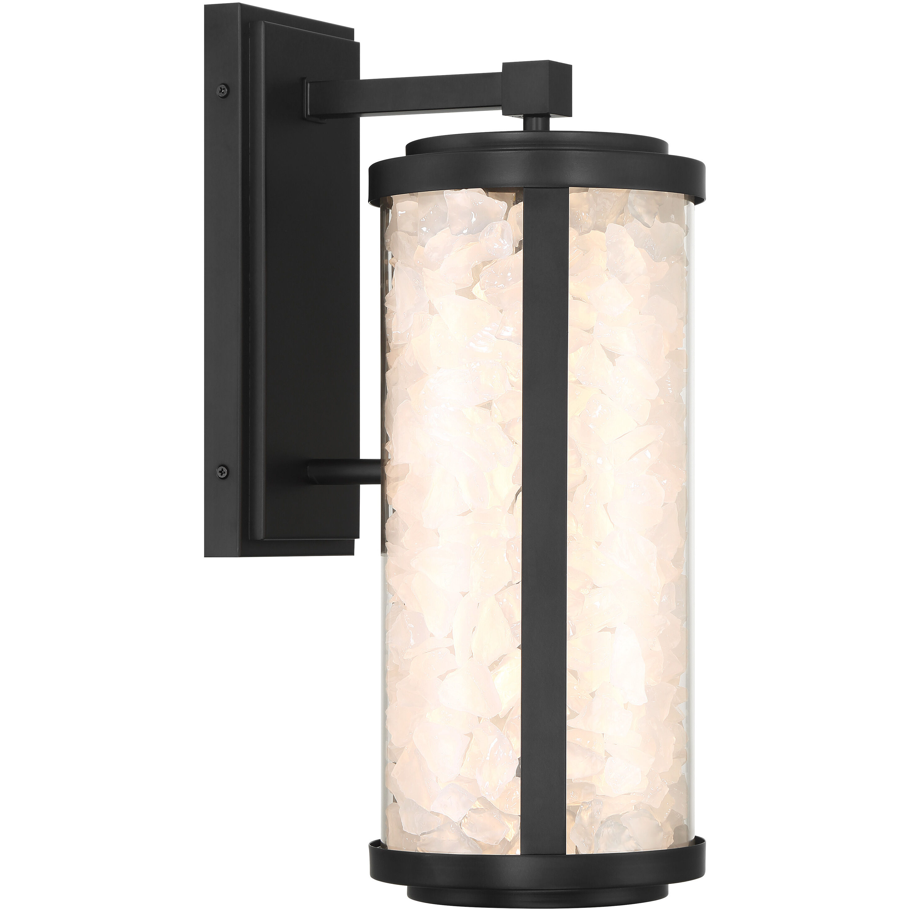 Great Outdoors Salt Creek LED 20.25 inch Coal Outdoor Wall Sconce