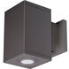 Cube Arch LED 4.5 inch Graphite Sconce Wall Light in Flood, 85, 3500K, Straight Up/Down