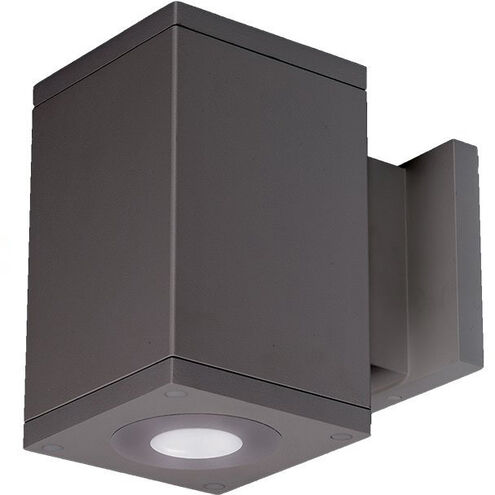 Cube Arch LED 4.5 inch Graphite Sconce Wall Light in Flood, 85, 3500K, Straight Up/Down