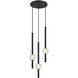Windchimer LED 13.38 inch Matte Black Pendant Ceiling Light