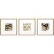 Geometrics Collection Brown Framed Art