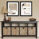 Yukon Beige and Black and Brown and Sepia Framed Art
