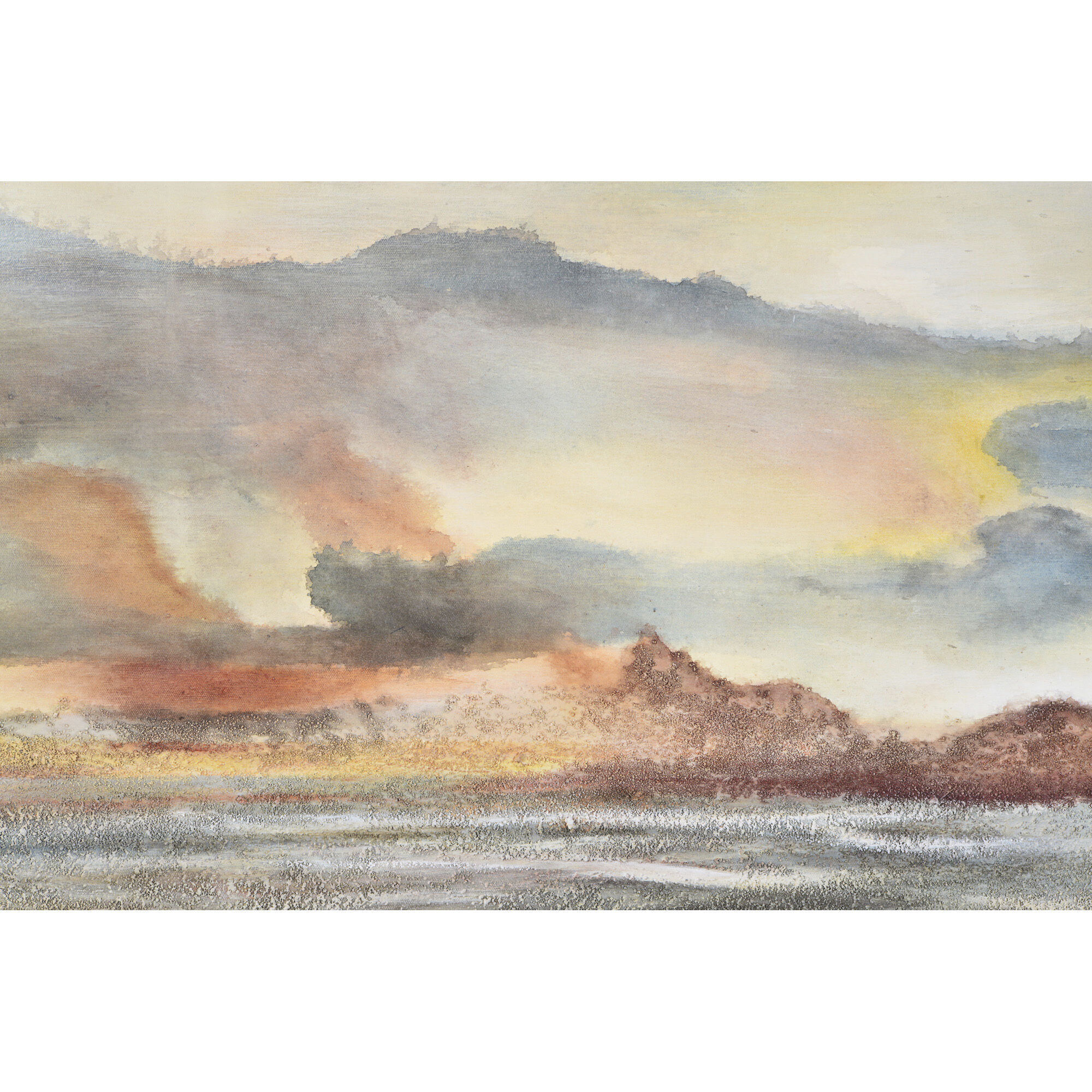 Ascella Multicolor Texture Canvas Art