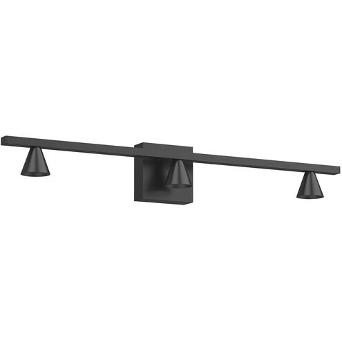 Dune LED 30.25 inch Black Bath Vanity Light Wall Light
