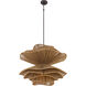 Mireth 6 Light 30 inch Dark Bronze Pendant Ceiling Light