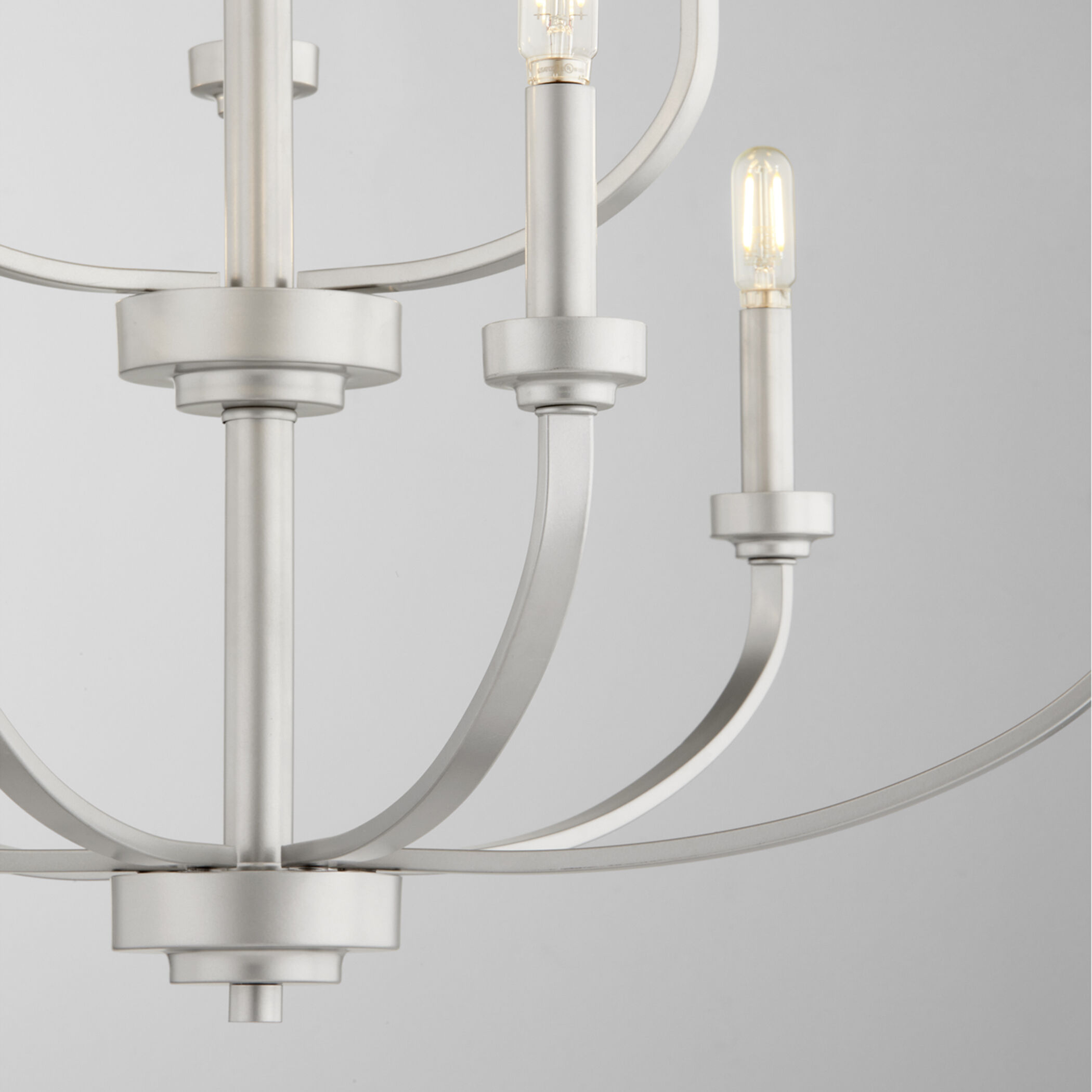 Reyes 9 Light 31.25 inch Classic Nickel Chandelier Ceiling Light