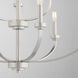 Reyes 9 Light 31 inch Classic Nickel Chandelier Ceiling Light