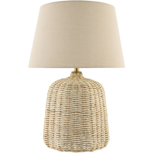 Levane 26.6 inch 100 watt Natural Plated Accent Table Lamp Portable Light
