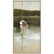 Waterside Green and Beige and Blue and Yellow Canvas