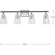 Cassell 4 Light 33.87 inch Brushed Nickel Bathroom Vanity Light Wall Light