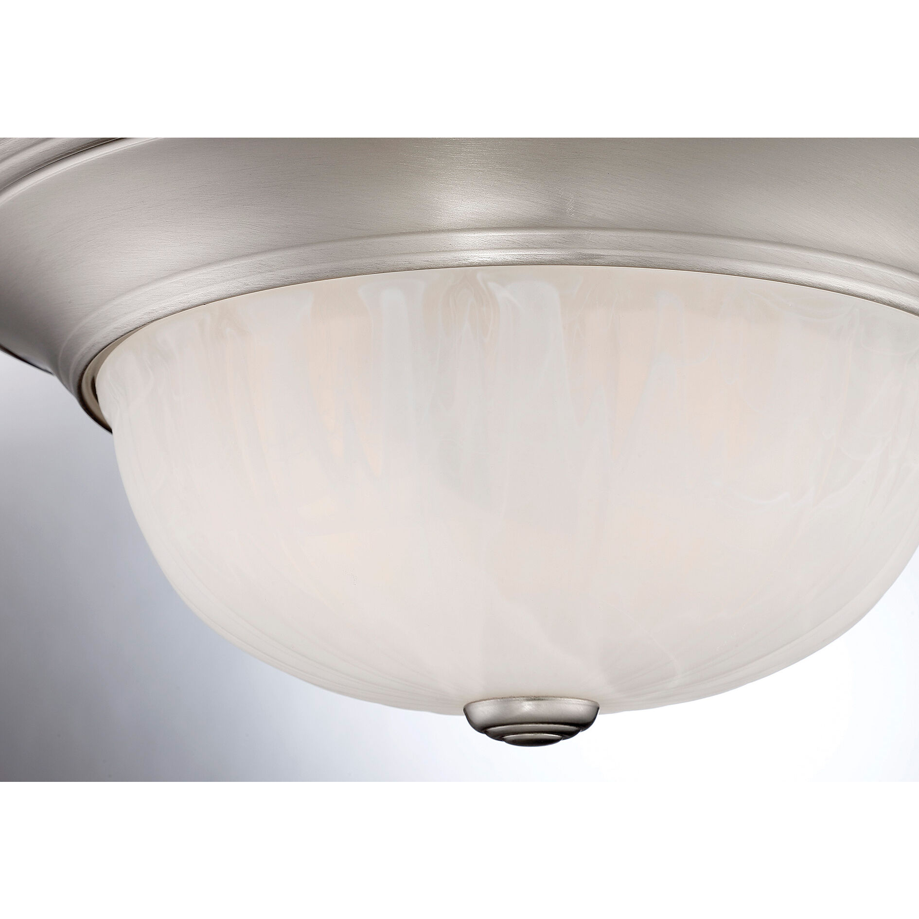 Stella 2 Light 13 inch Satin Nickel Flush Mount Ceiling Light