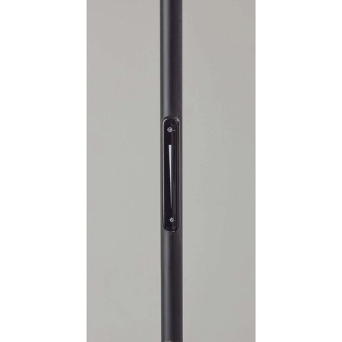 Cullen 74 inch 24.00 watt Black LED Arc Floor Lamp Portable Light, with Smart Switch